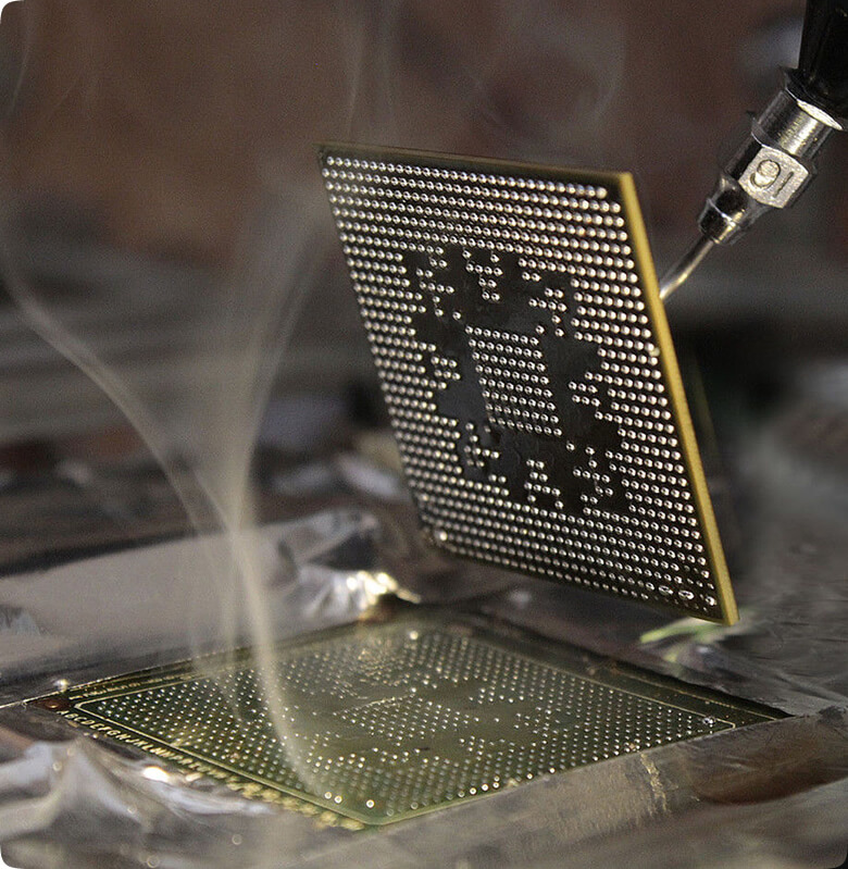Reballing de Chipset e GPUs - Casa do Chipset