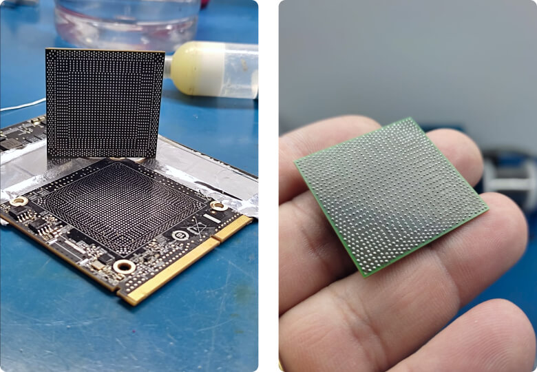 Possíveis causas para Reballing do Chipset ou GPUs?